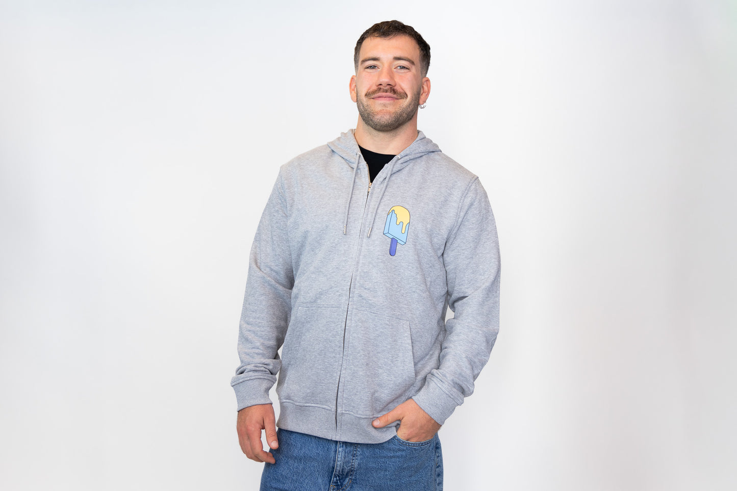Ice Cream Zipper Hoodie