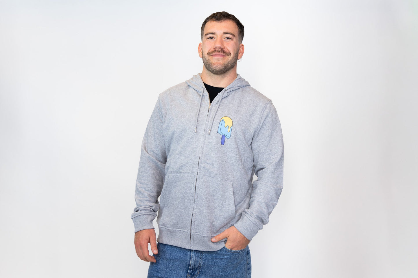Ice Cream Zipper Hoodie