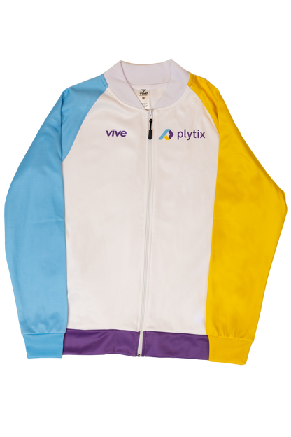 Plytix Retro Jacke, Mehrfarbig, Unisex
