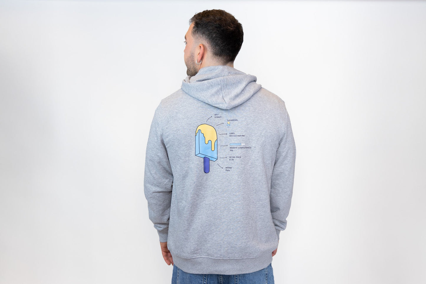 Ice Cream Zipper Hoodie