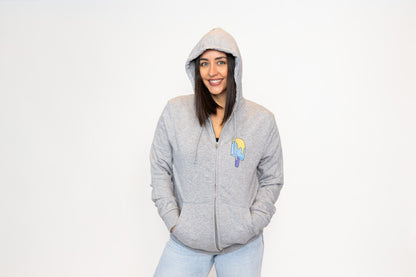 Ice Cream Zipper Hoodie