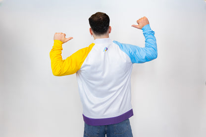 Plytix Retro Jacke, Mehrfarbig, Unisex