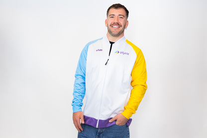 Plytix Retro Jacke, Mehrfarbig, Unisex