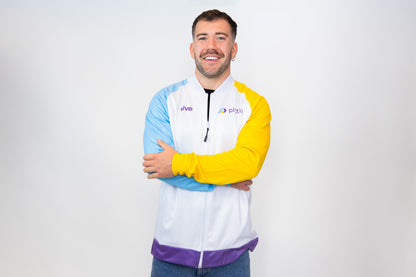 Plytix Retro Jacke, Mehrfarbig, Unisex