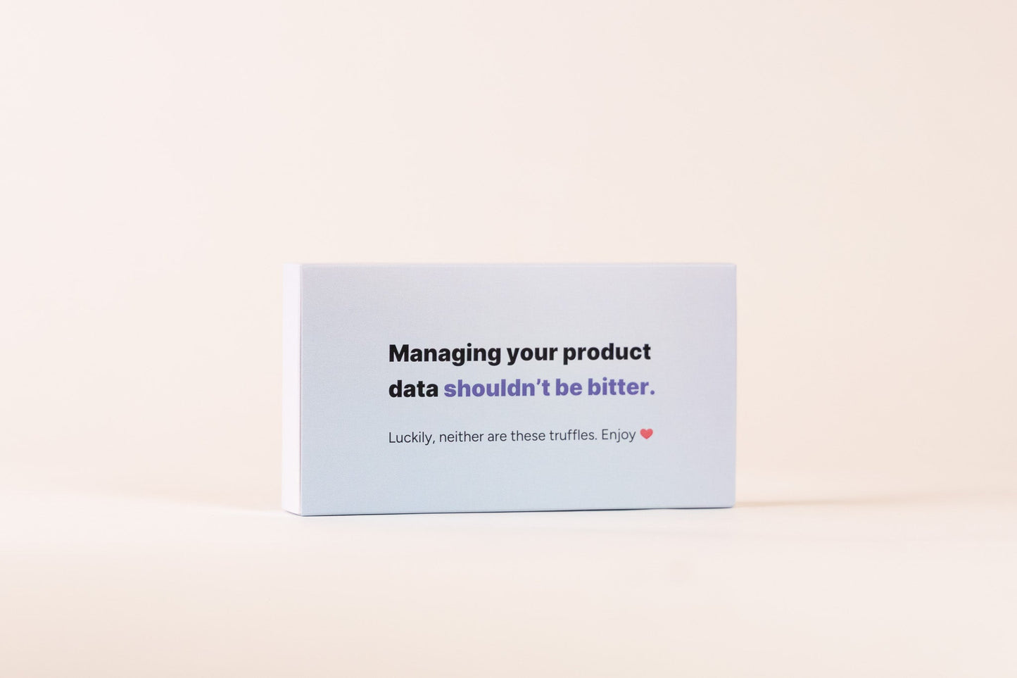 Caja de trufas de chocolate