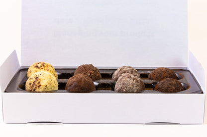 Caja de trufas de chocolate