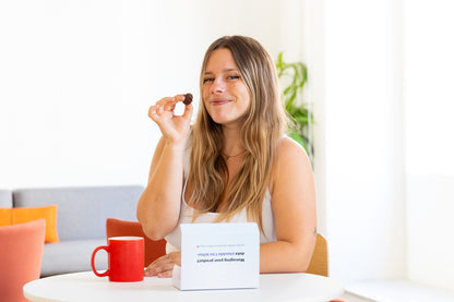 Caja de trufas de chocolate
