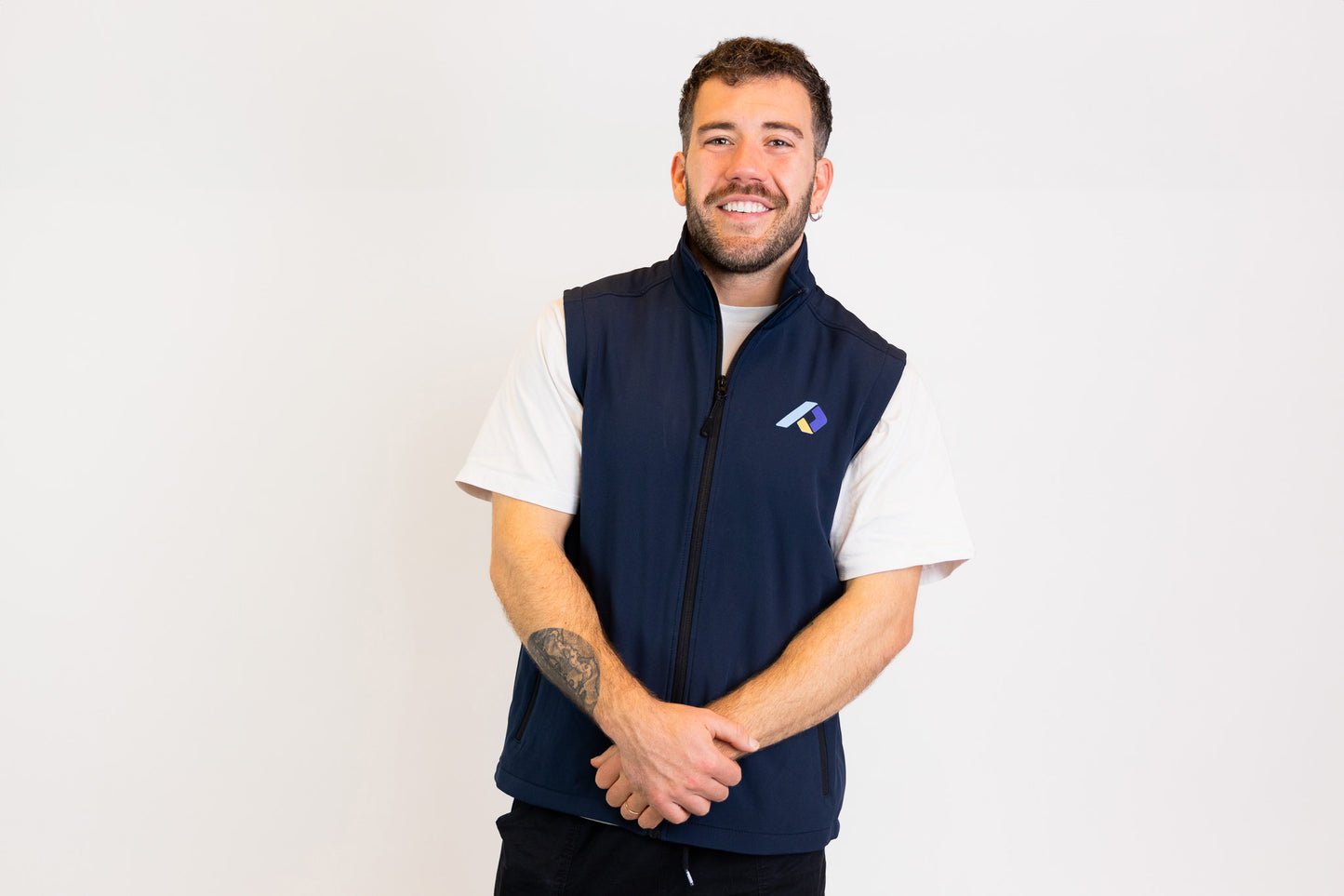 Chaleco Cotidiano, Azul Marino, Masculino